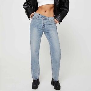 Princess Polly Holly Asymmetric Jeans